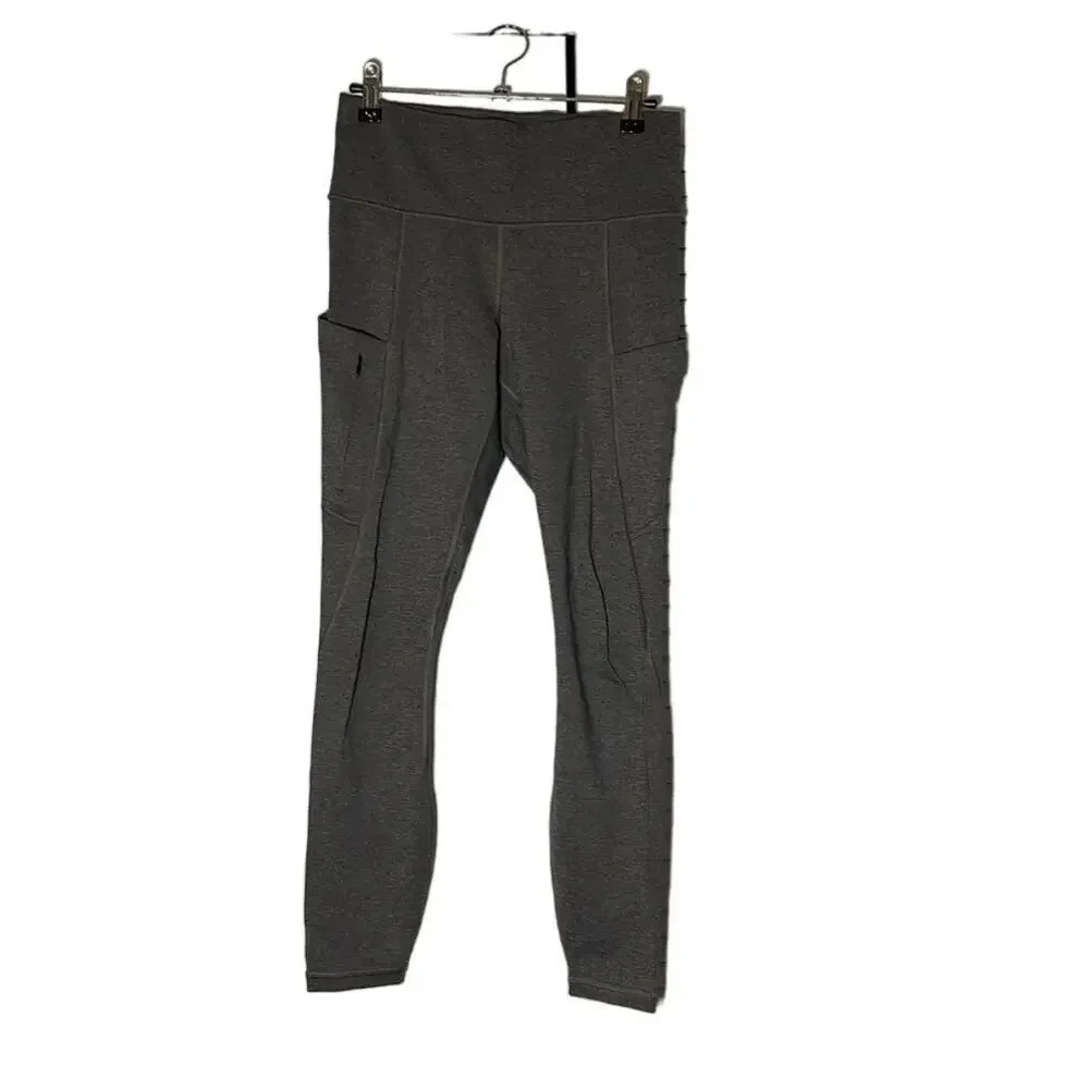 Athleta Up For Anything 7/8 Gray Workout Leggings Women's Size XS